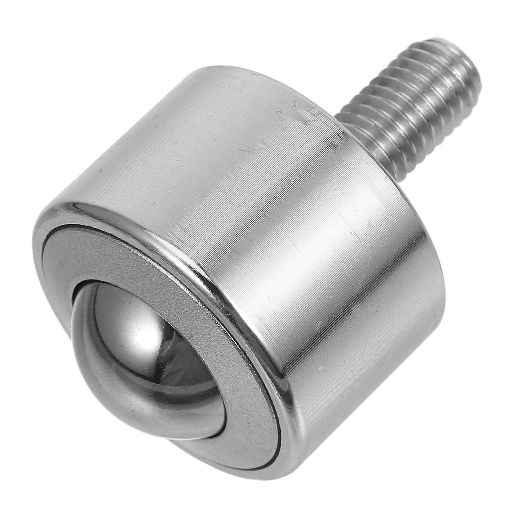 Bearing bolt with external thread Bearing with stud Rolling ball Steel Silver