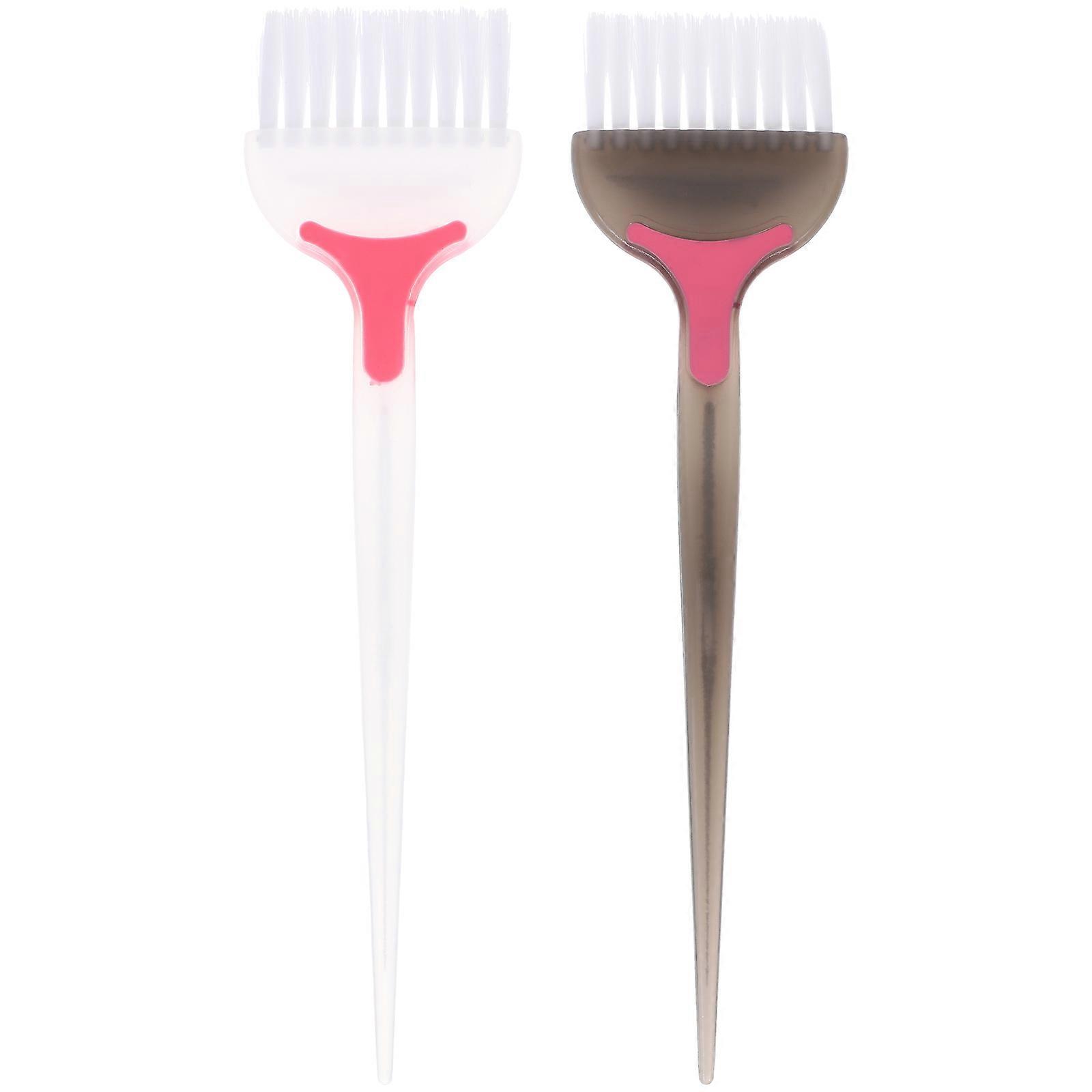 Hair Dyeing Comb Multi Function Hair Care For Salon Use Assorted Color 2Pcs