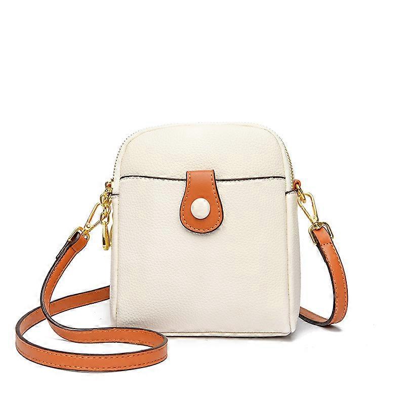 Kleine quadratische Damentasche, leicht und langlebig, modisches Color-Blocking-Design