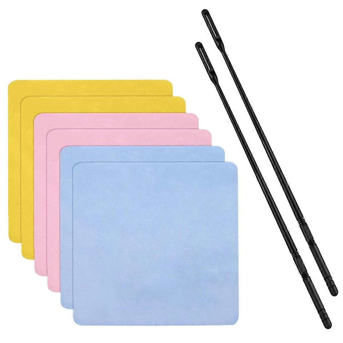 Flute Cleaning Rod with Cleaning Cloth Flute Cleaning Supplies Cleaning Swabs Woodwind Flute Cleaner