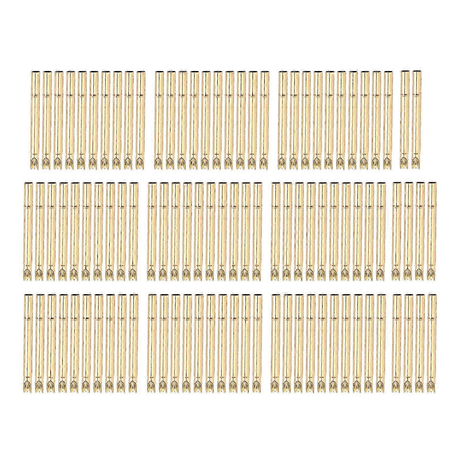100Pcs Metal Spring Test Probe Sleeve 2.7mm Needle Guard for Accurate Testing in Electronics