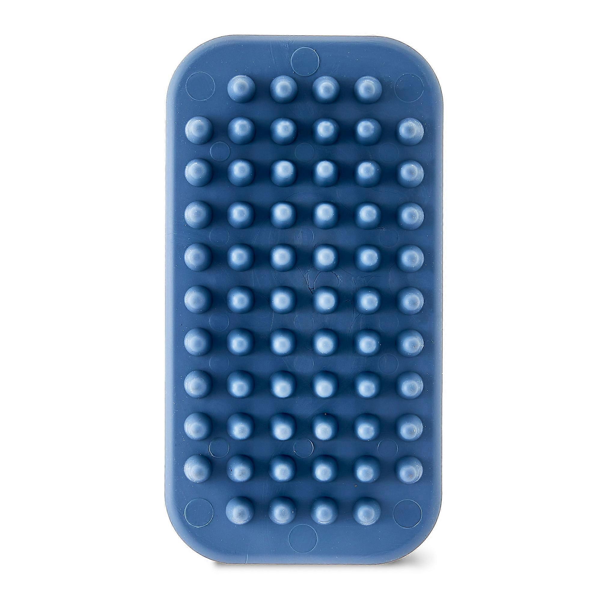 Brosse à curry pour chien TPR simple face 1ct