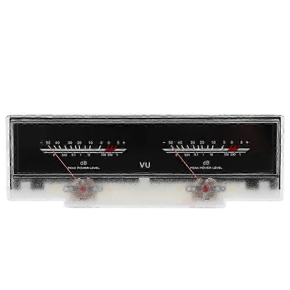 Dual Header DB Amplifier Level Audio Meter with Backlight Accessory