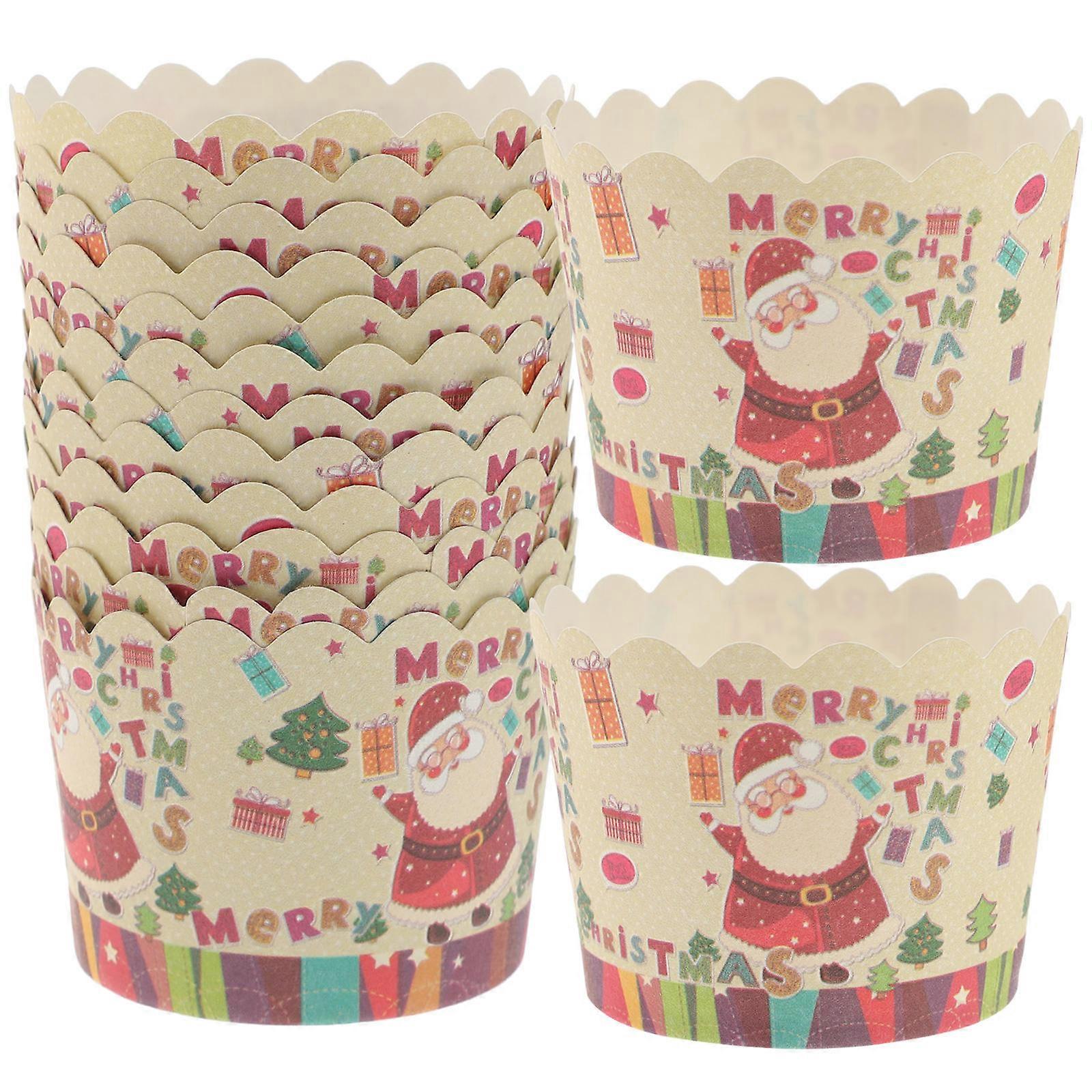 Baking Cups Cupcake Paper Cupcake Holder for Engagement Christening 4.5 Cm Height White Card Paper 2Packs