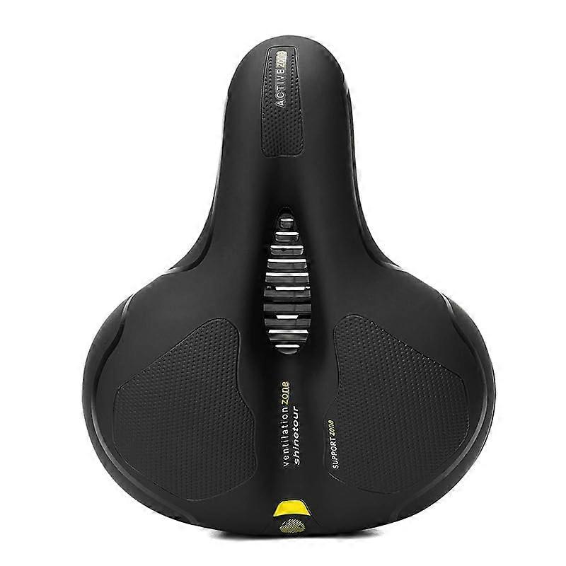 Ergonomic Bicycle Saddle for Back Buttock Pain Yellow