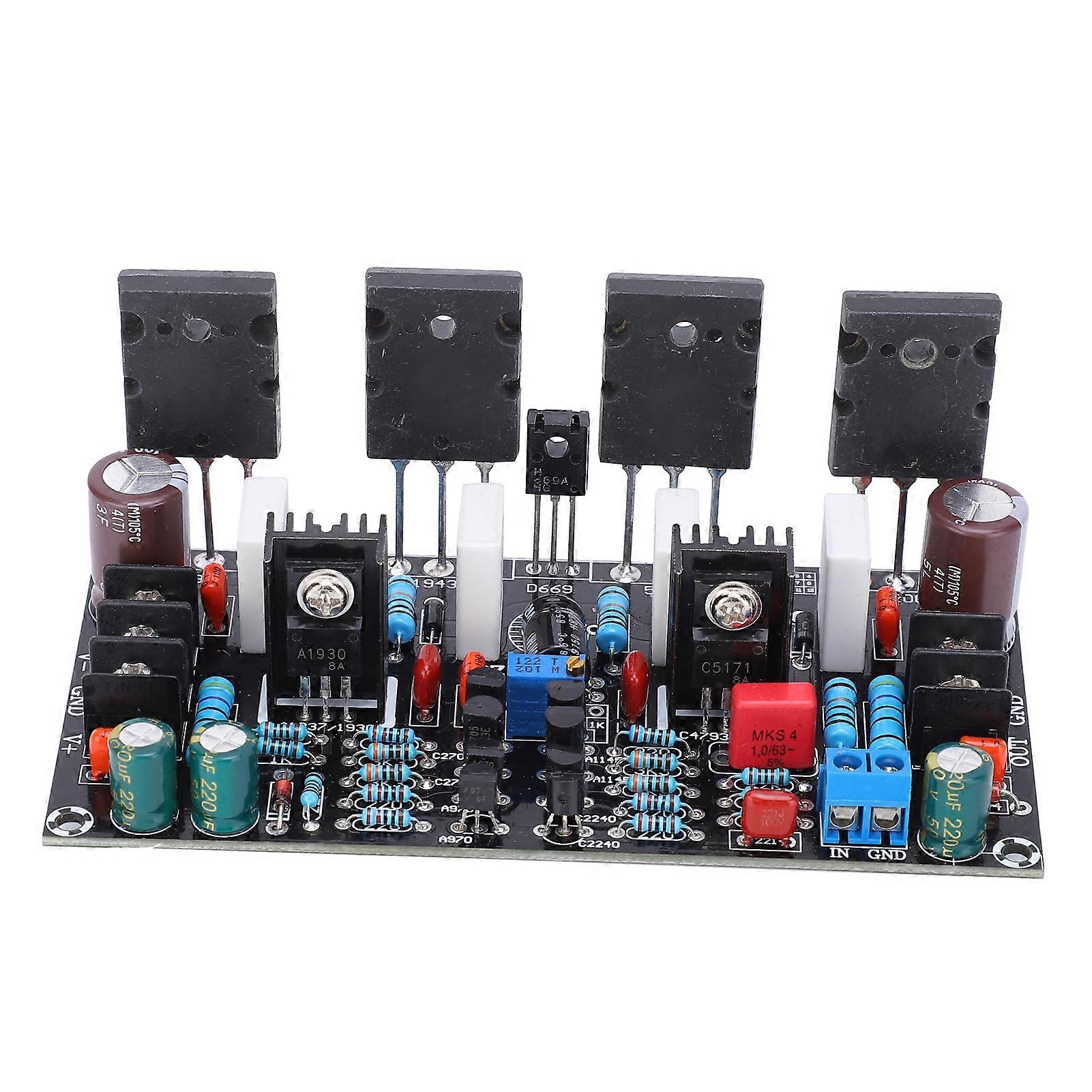 Power Amplifier Board Single Channel for Toshiba o Components 200W 1943+5200 DC±20-90V