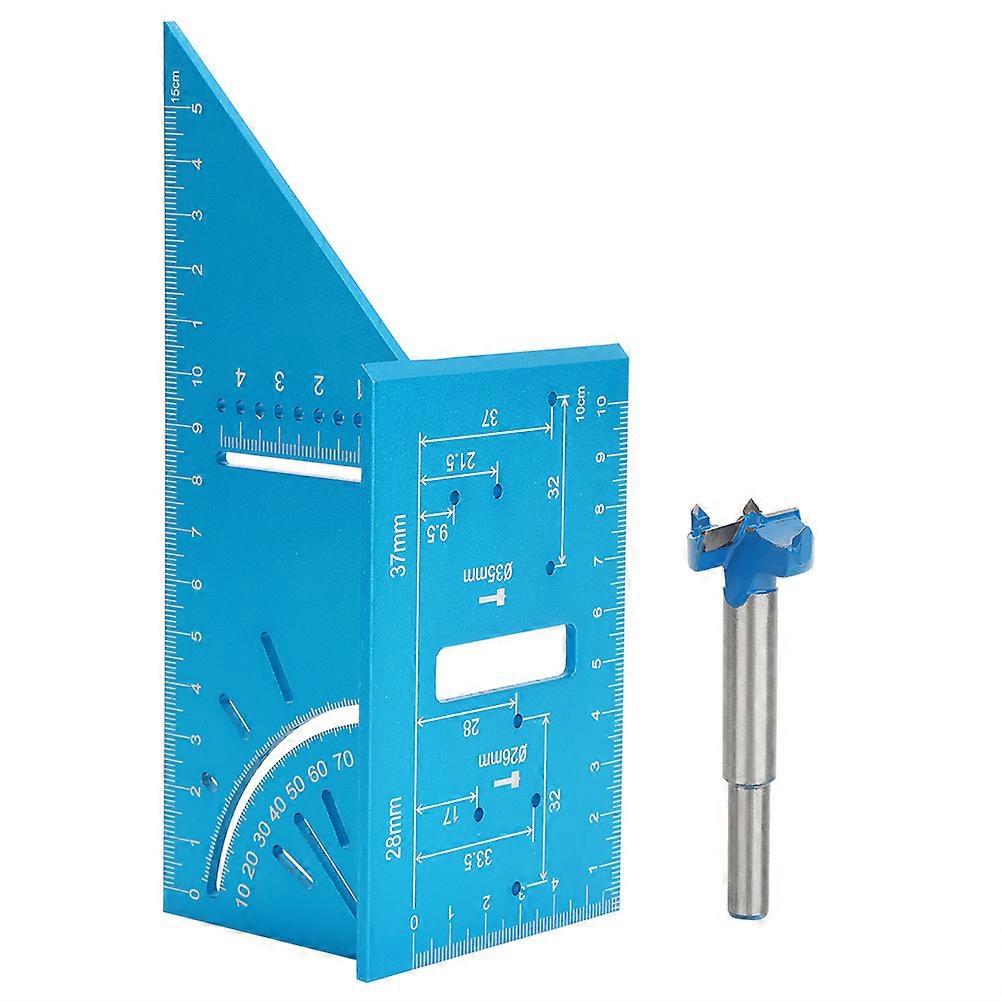 Angle Aluminum Alloy Multifunctional 45/90 Degree Positioning Tool