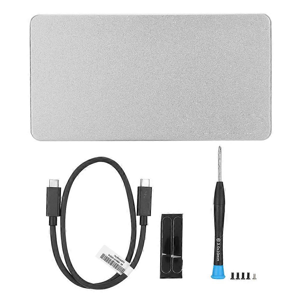 For Thunderbolt 3 to Hard Disc Drive Aluminum Box Case M.2 NVME SSD External Enclosure