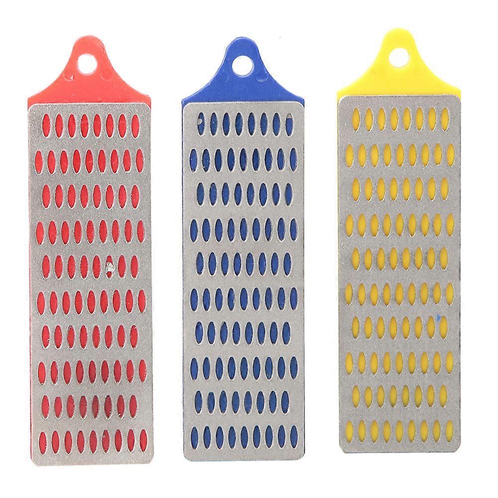 3Pcs Diamond Sharpening Stone Grinding Tool Kitchen Knife Accessories