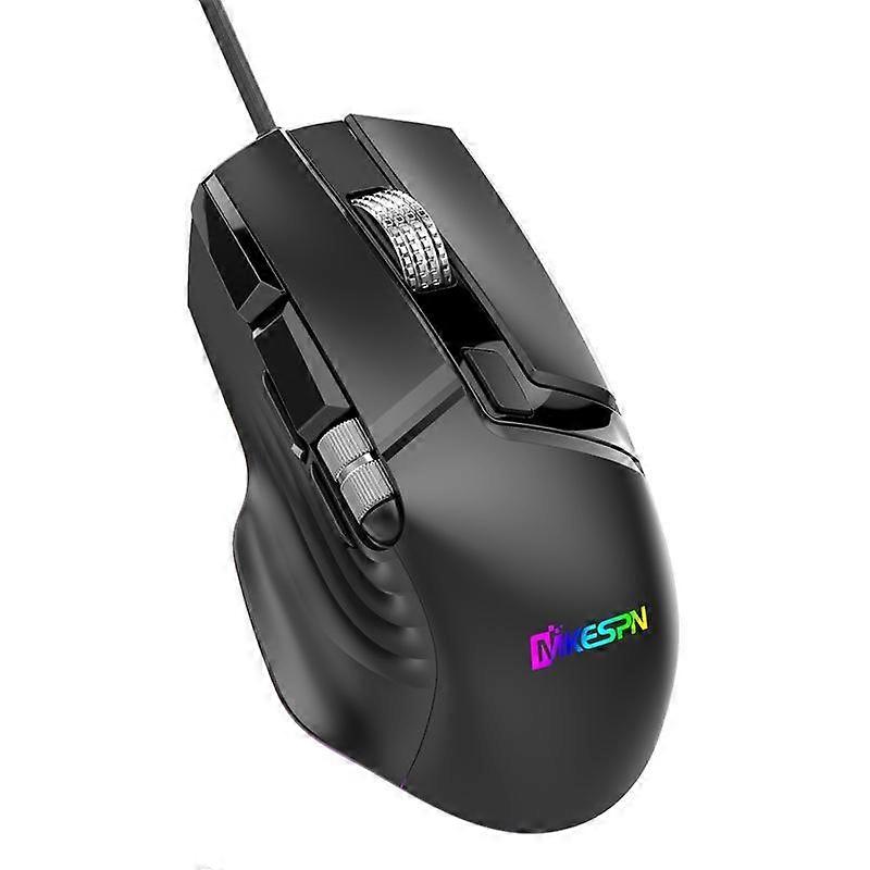 MKESPN X13 RGB Full Speed Wired Gaming Mouse 12400 DPI X13
