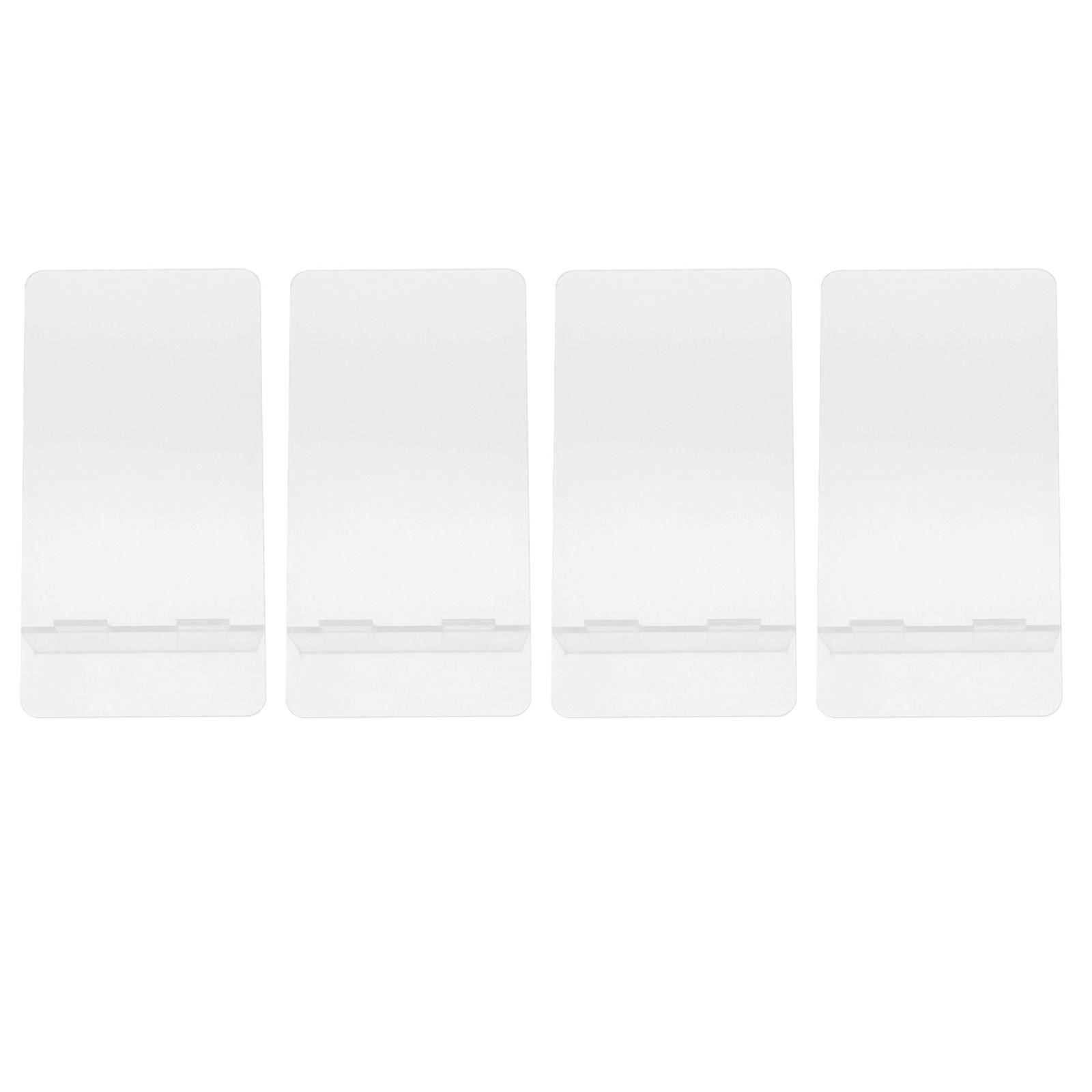 Office Memo Board Acrylic Note Message Board Phone Holder Desktop Item 4Pcs