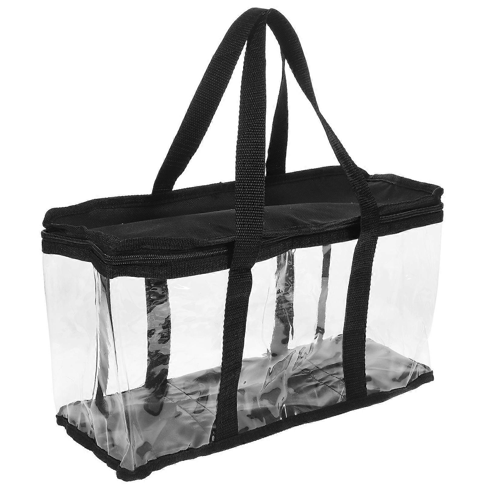 Stylish Transparent PVC Baseball Hat Bag for Outdoor, Stadium, Shopping, and Travel – Portable Storage for Daily Essentials