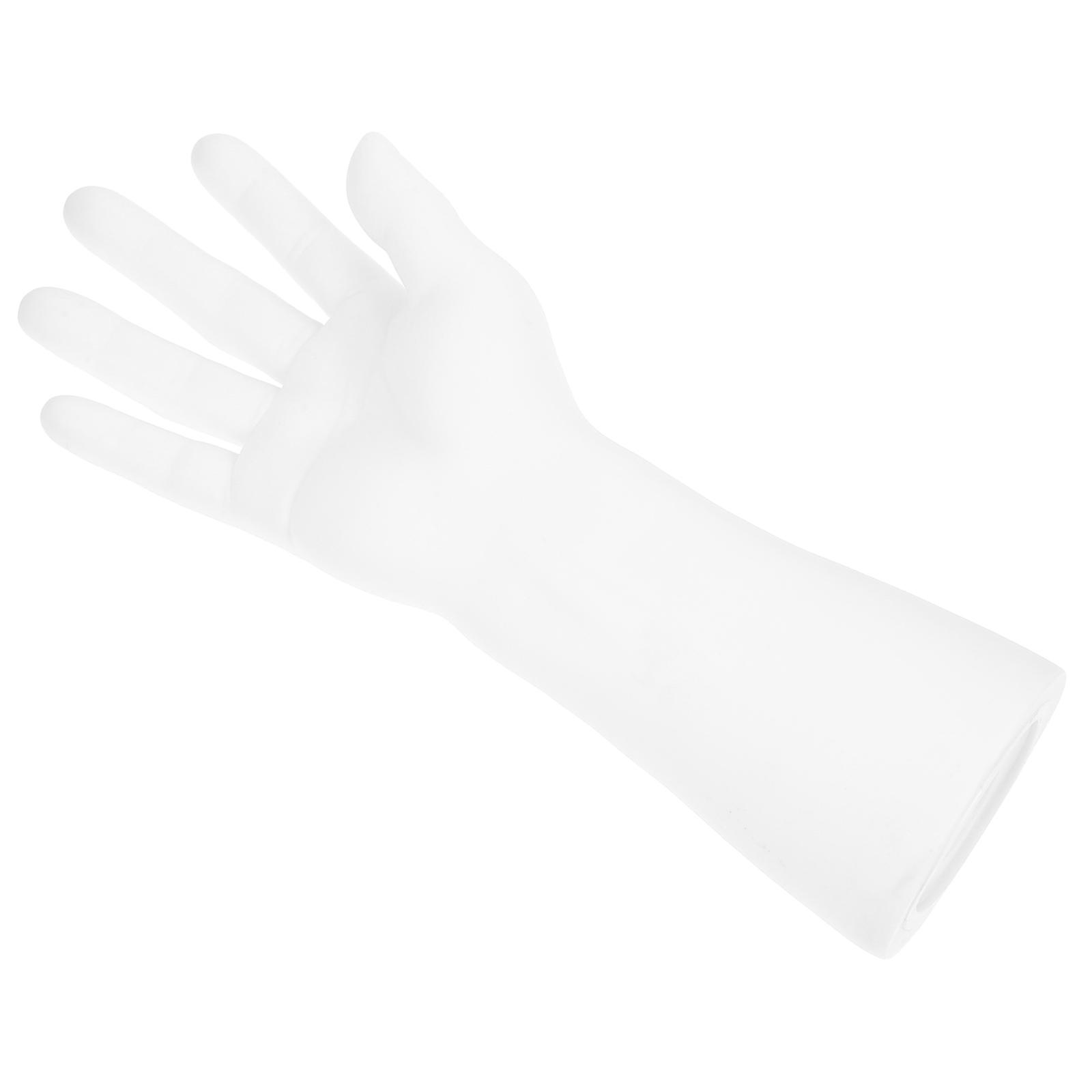 Vinyl Male Hand Model for Jewelry and Watch Display, Realistic Hand Form , White Mannequin Rack for Rings and Accessories Showcase