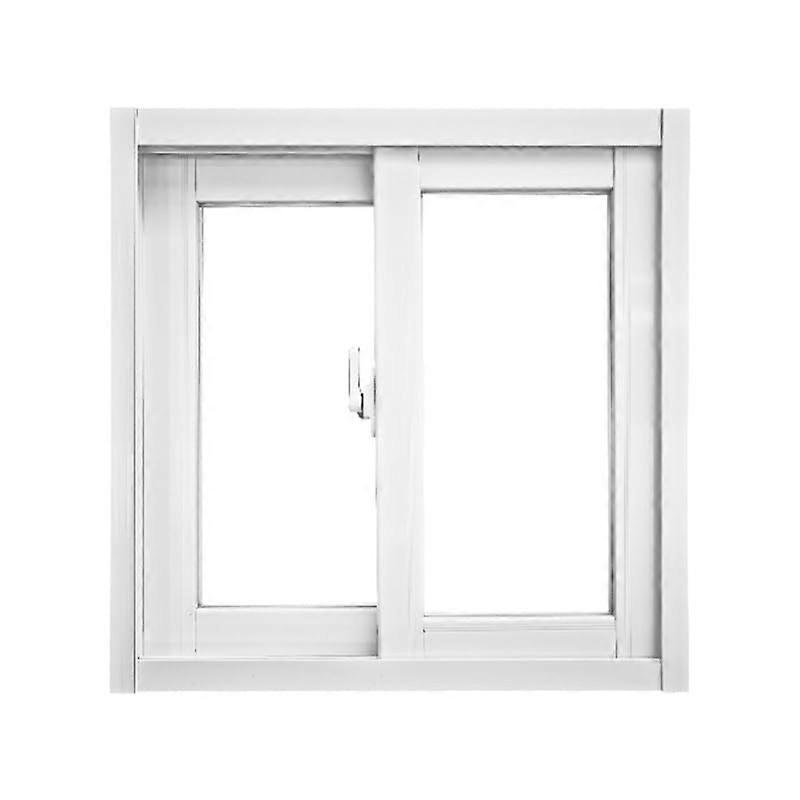 Sliding Glass Window Frame, Aluminium Alloy, Replacement Flush Window (White, 40x40CM)