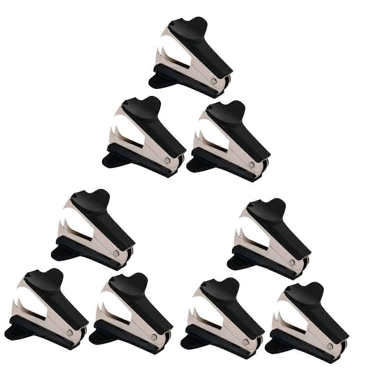Portable 9-Piece Staple Remover Set, Mini Universal Clip Removal Tool for Home, Office, and School, Multipurpose Design