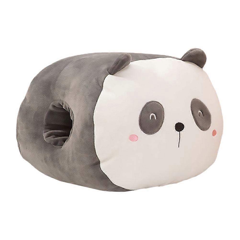 Cartoon Hand Warmer Pillow Sleeping Cushion for Home Office Soft Back Support Napping Pillow for Adults Panda Design Multi Functional Throw