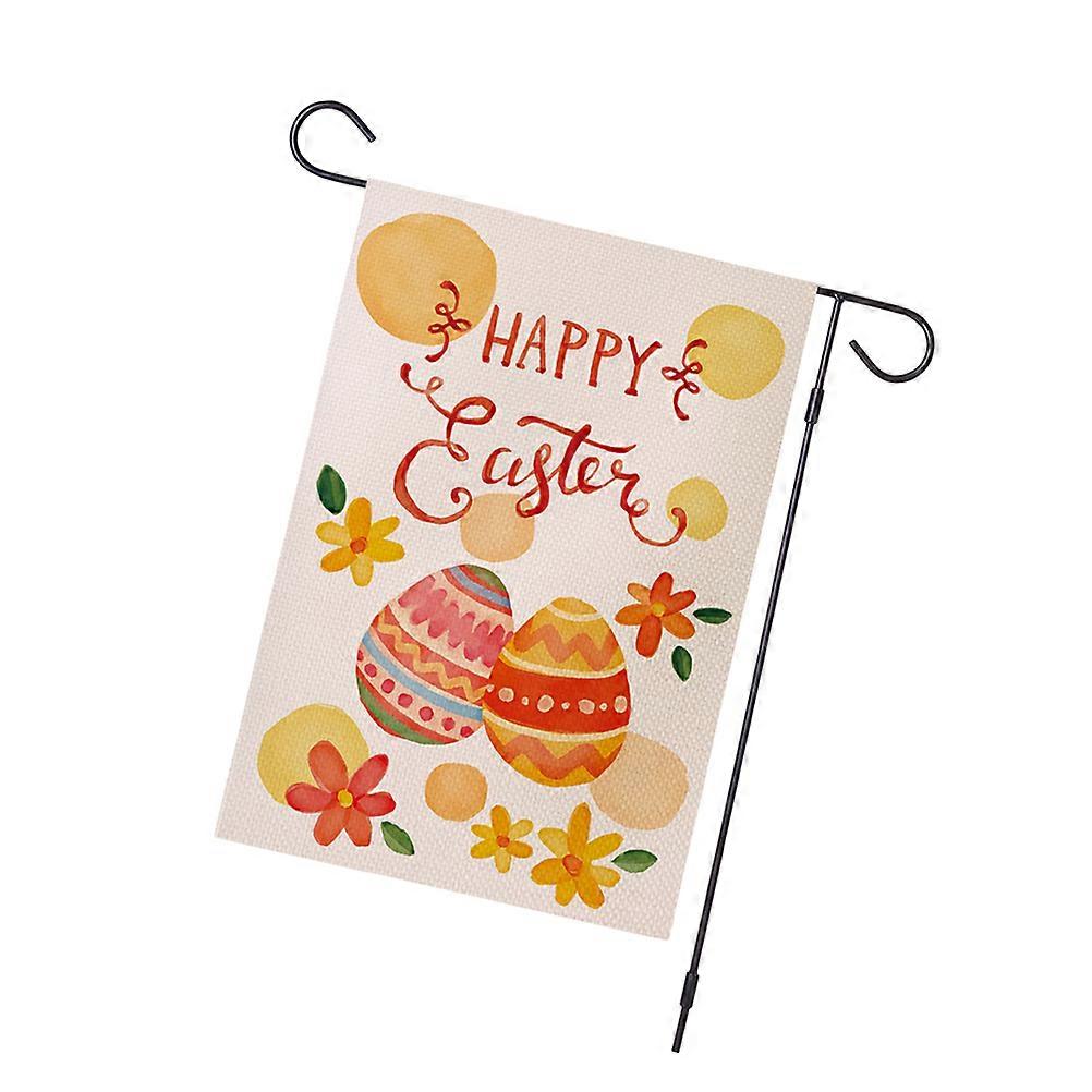 Festive Elements Pattern Cartoon Printed Garden Flag Material For Front Yard Backyard Lawn Patio 1Pack