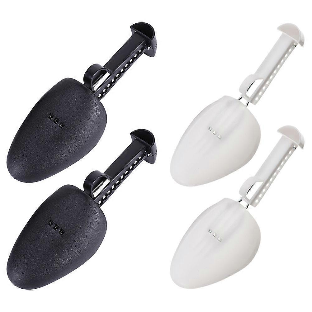 Adjustable Shoe Stretcher 2 Pairs Anti-deforming Expander for Women Shoes PP Material
