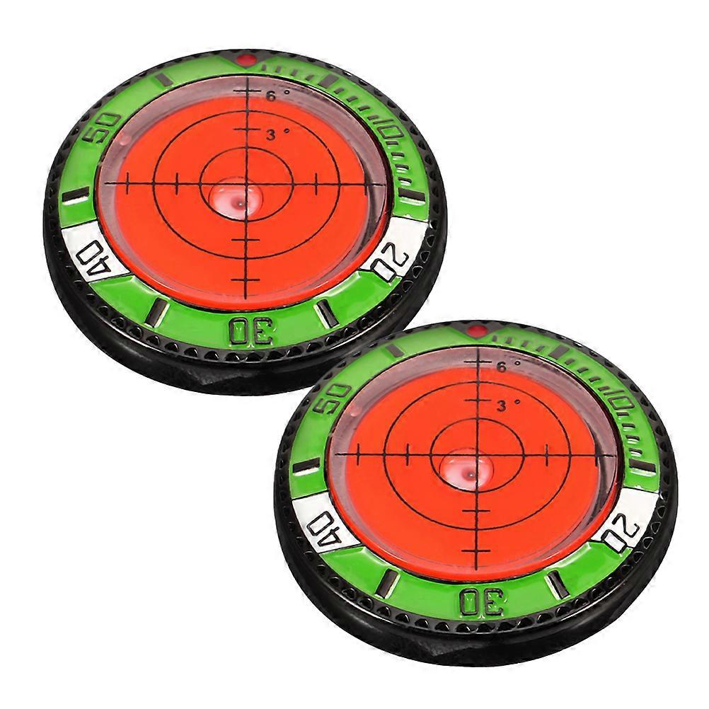 Peak Golf Ball Marker for Golf Use Made of ABS Plastic 2 Pieces Small Size