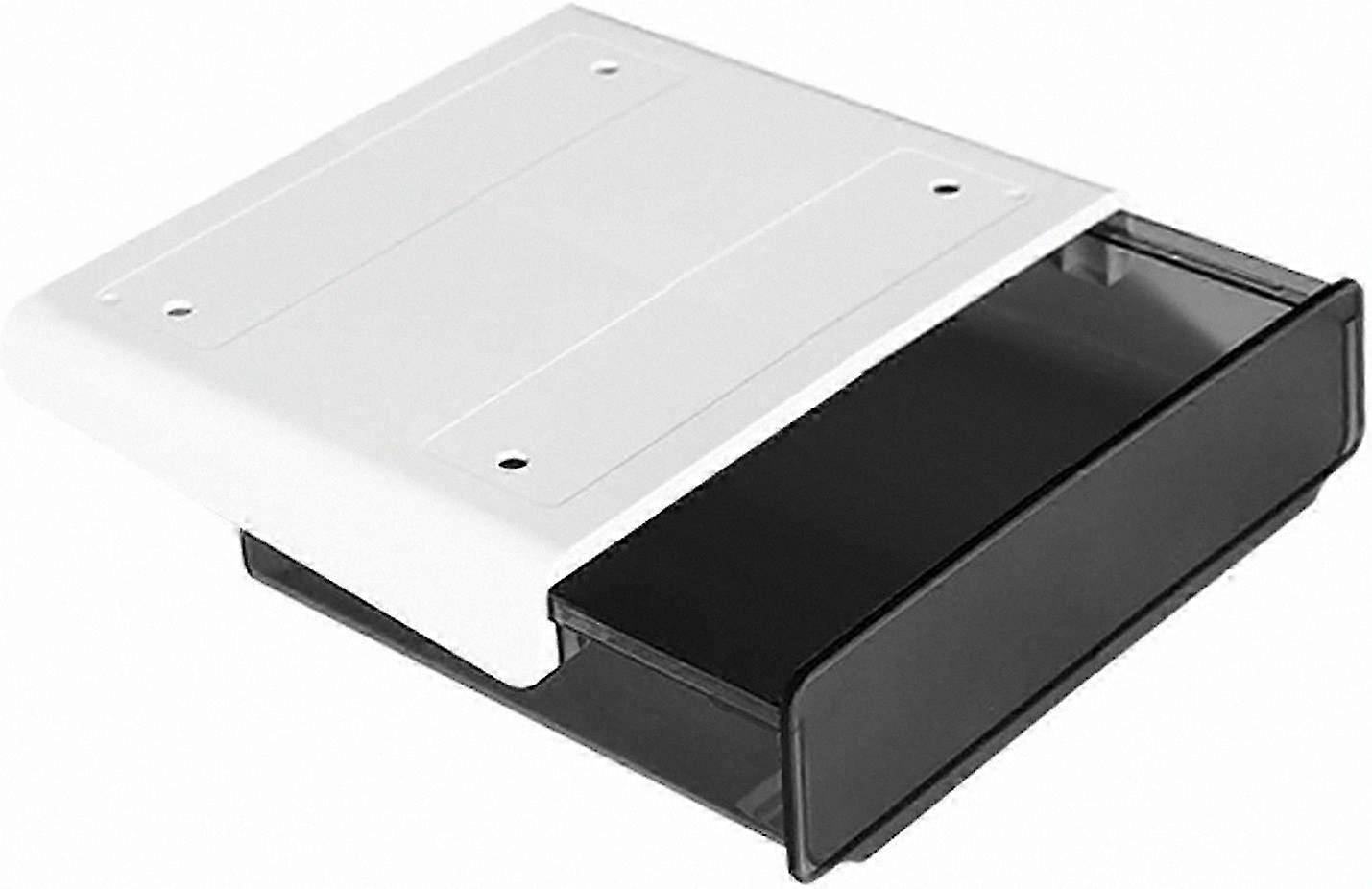 Self-Adhesive Under Desk Storage Tray, Hidden Drawer Organizer for Office and Home, Easy to Install