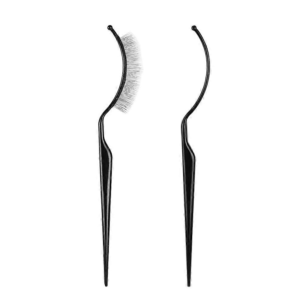 Eyelash Extension Holder 3Pcs Adjustable Curve Black Eyelash Display Tool For Salon Use And Makeup Application