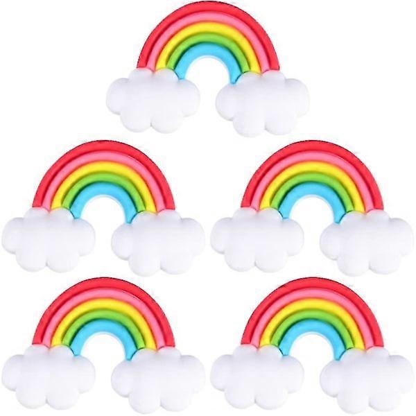 Rainbow refrigerator magnets, 10pcs