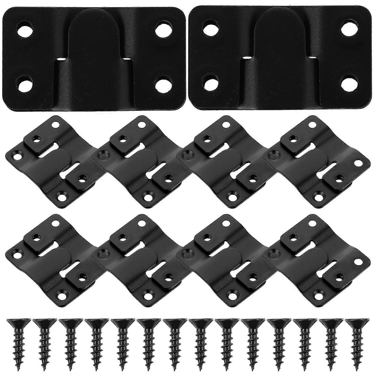 Heavy Duty Mirror Hangers Interlocking Hooks For Picture Frames And Mirrors 10Sets