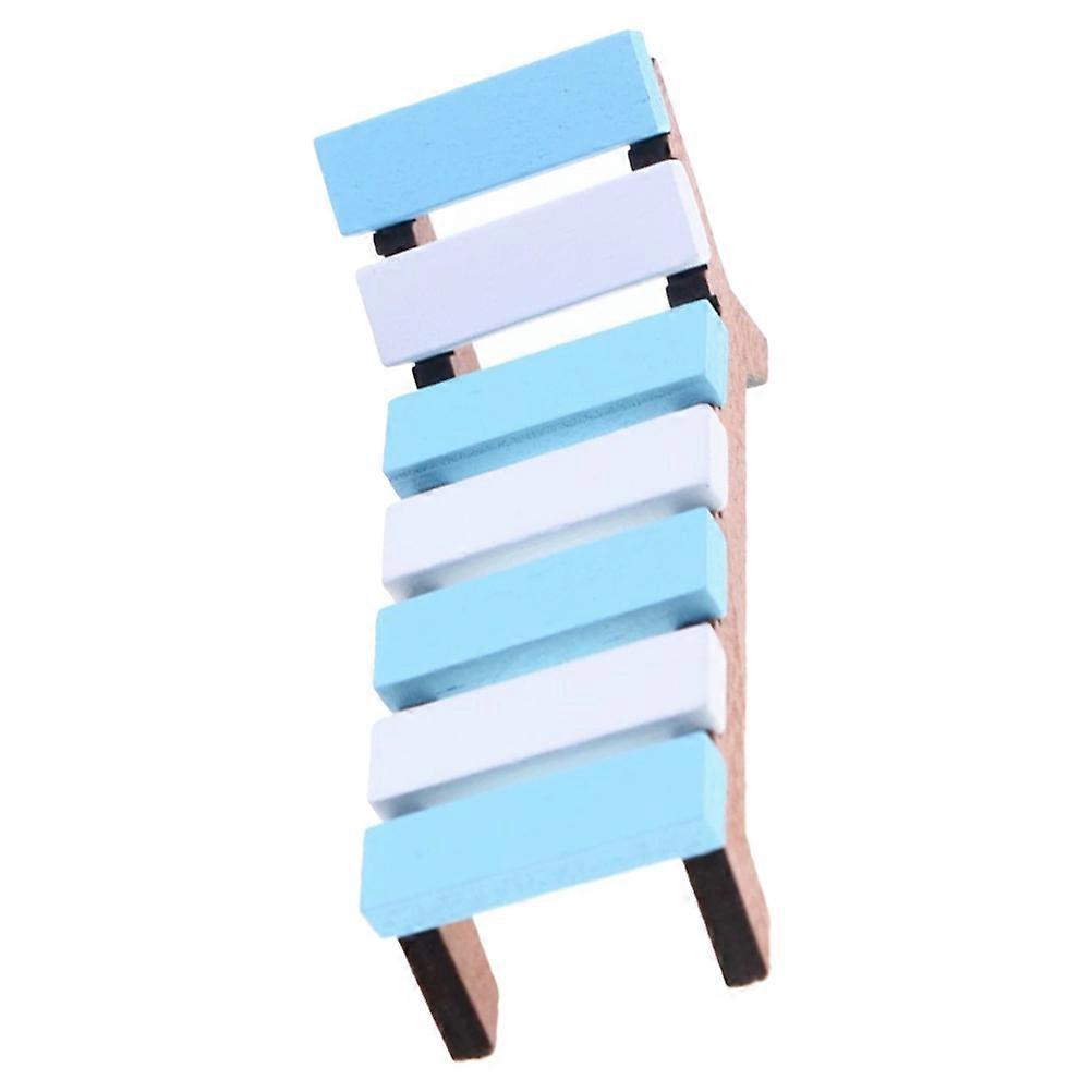 Miniature Beach Chair Toy Ergonomically Designed for Home Use Crafted from Natural Wood .5x2.5 Inches