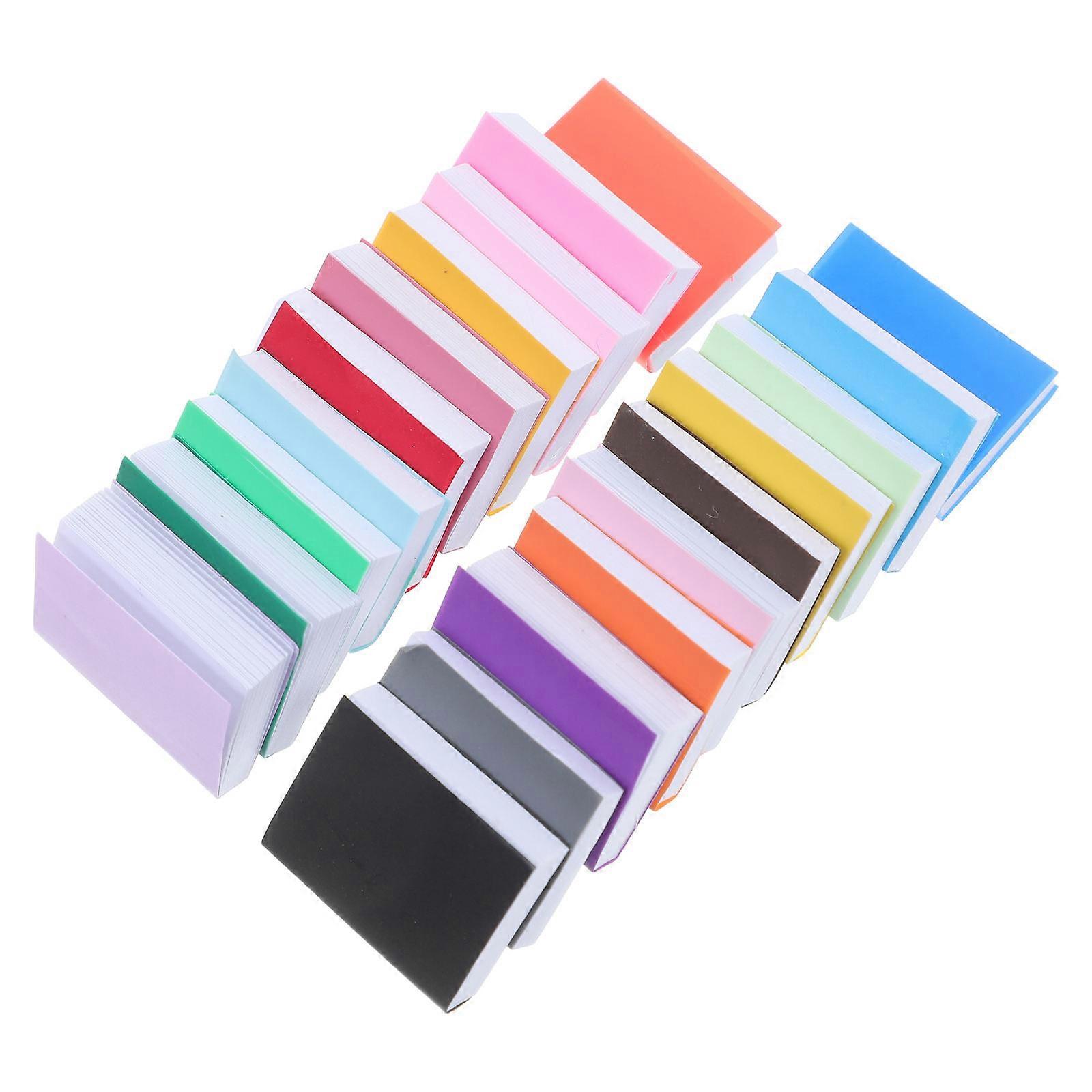 Creative Miniature Books for Dollhouse Decoration with Detailed Paper Craftsmanship and Assorted Colors 20 Pieces
