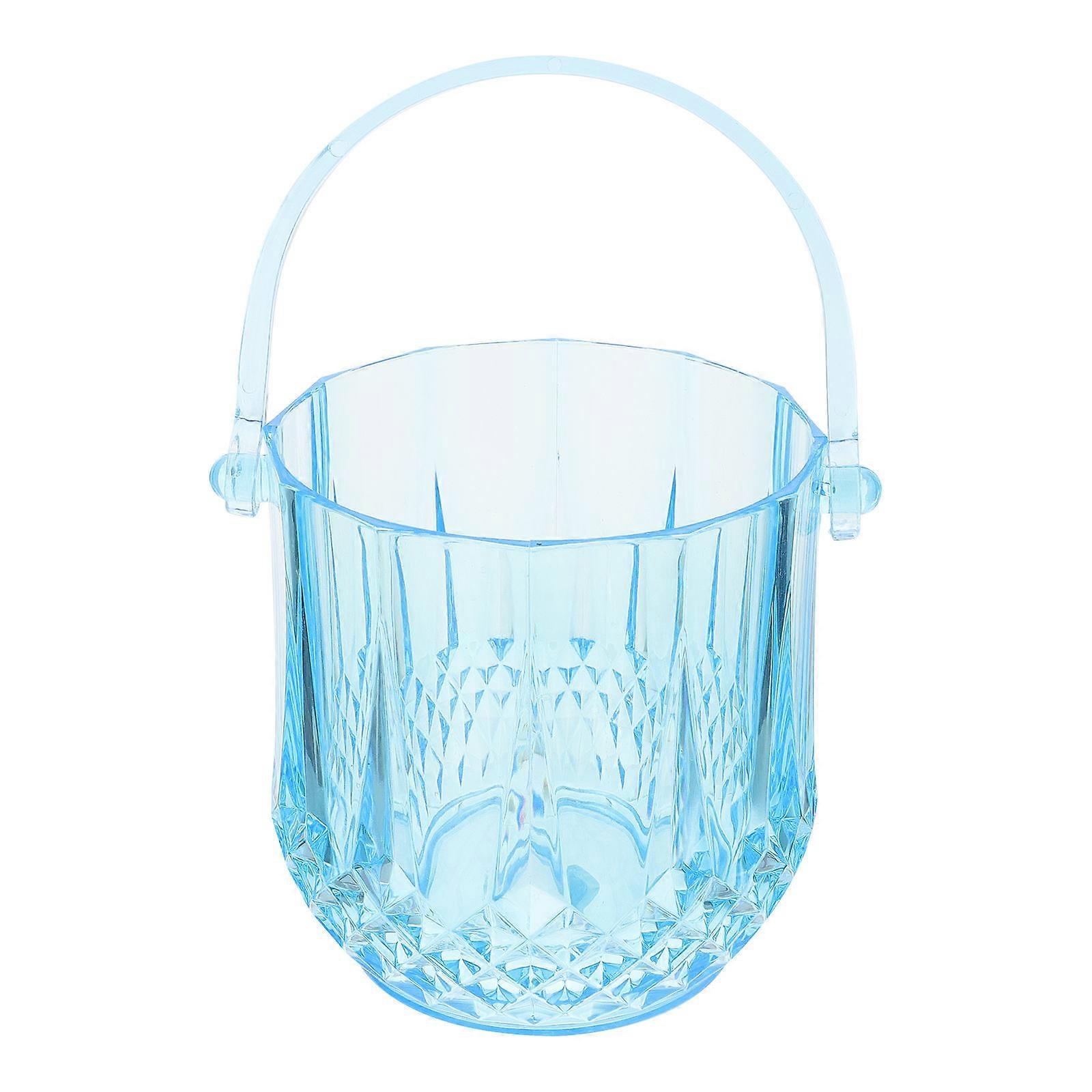 Ice Container Made Of Acrylic For Bars Commercial Use 12.5X12.5CM Cooling Beverages 1Set