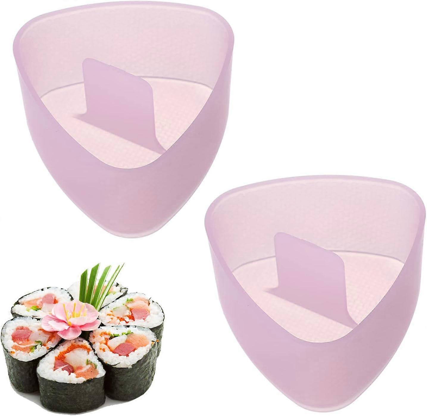 Onigiri Mold Triangle Sushi Press, 2 Pack Triangle Rice Ball Mold Make