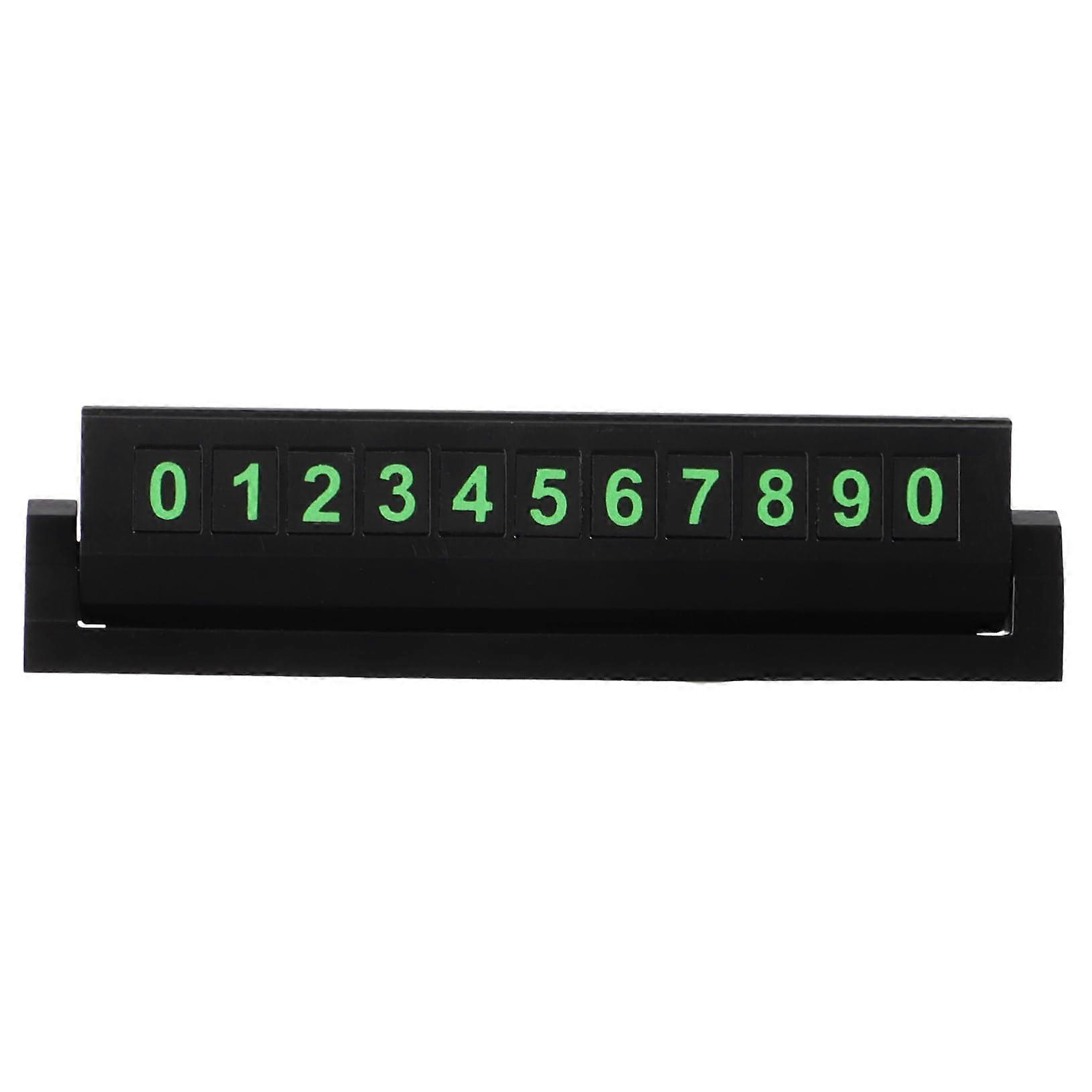 Temporary parking card for car, practical phone number cards for vehicle types, shortterm, lightweight and compact for easy storage.