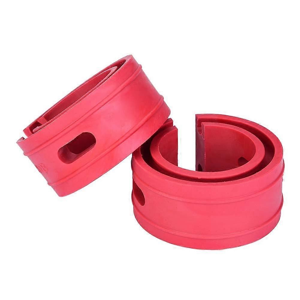 Car Shock Absorber Buffer Spring Pad Type B+ Red, 2pcs Shock Absorber Cushion for Enhanced Vehicle Stability