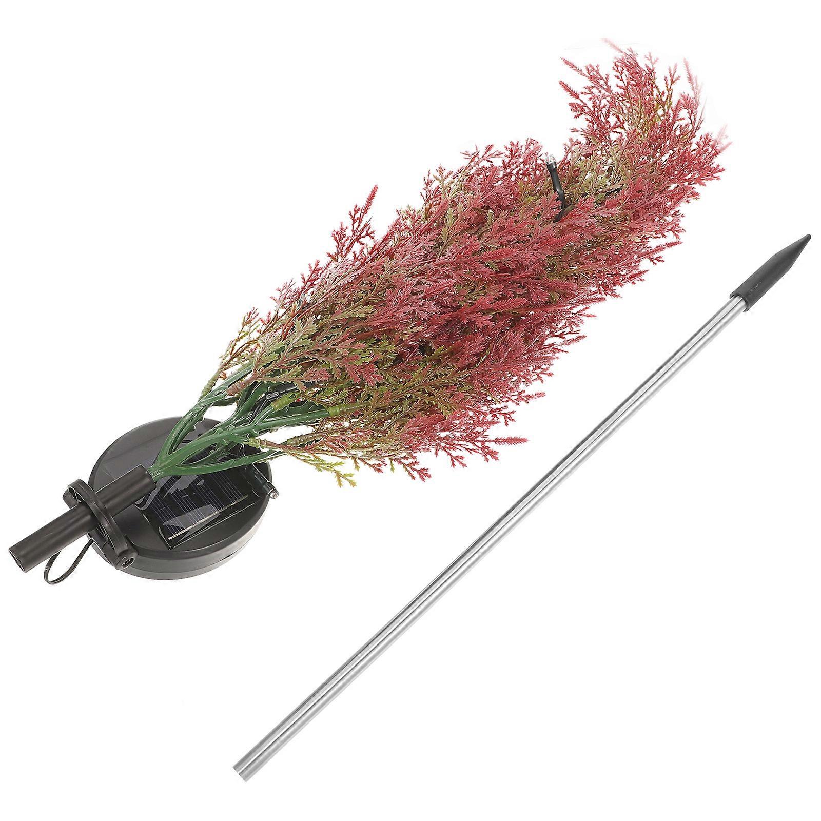 Solar Powered Tree Stick Light Outdoor Garden Decoration 29.87X5.89X5.89in Energy Saving 1Pack