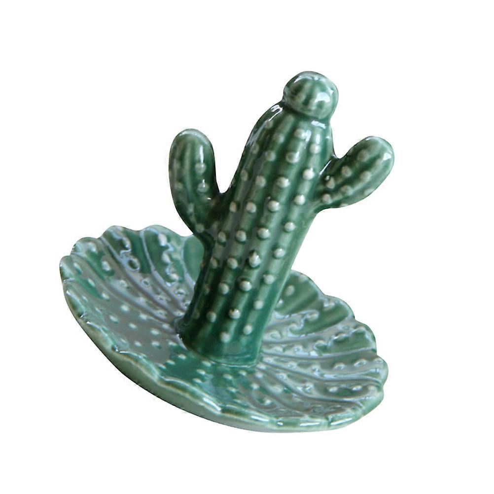 Charming Cactus Themed Tray for Storing and Displaying Jewelry Items