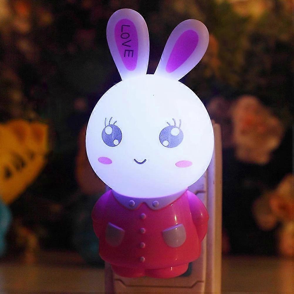 Light Sensor Wall Mount Night Light for Lighting Indoor LED Rabbit Head