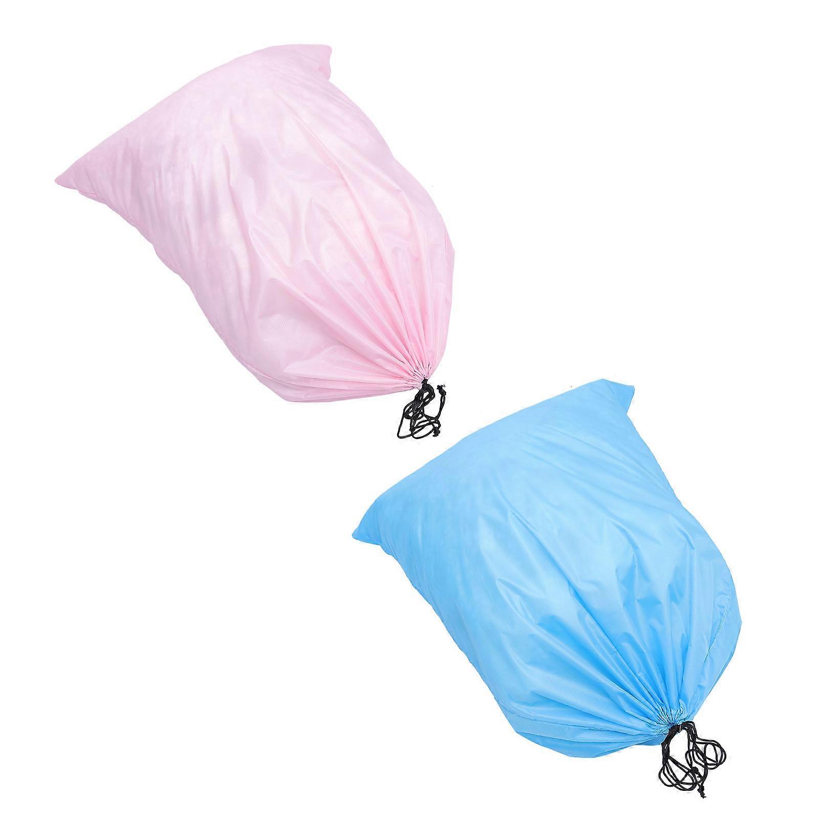 Storage Pouches With Drawstring For Children Practical Style Toy Storage Ideal For Sundries Storage 90X70CM Pink