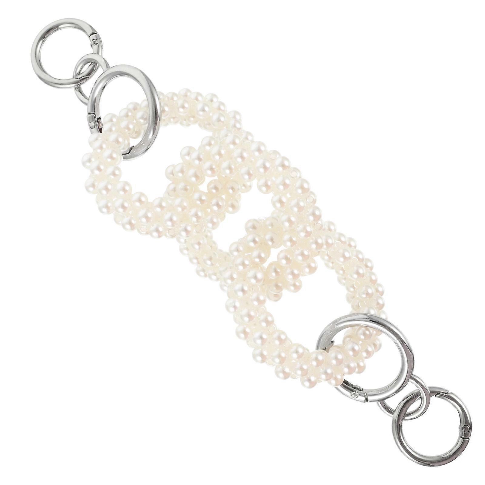 Pearl Extension Chain For Bag Accessories Stylish Design For Girls 21.5X6X3cm Replacement 1Pack