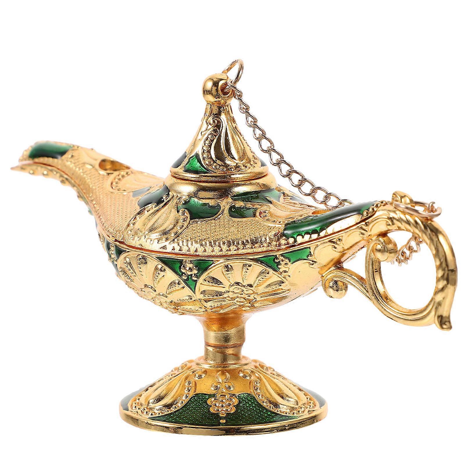 Vintage Handle Decorative Ornament Green 12X5CM 1Pack