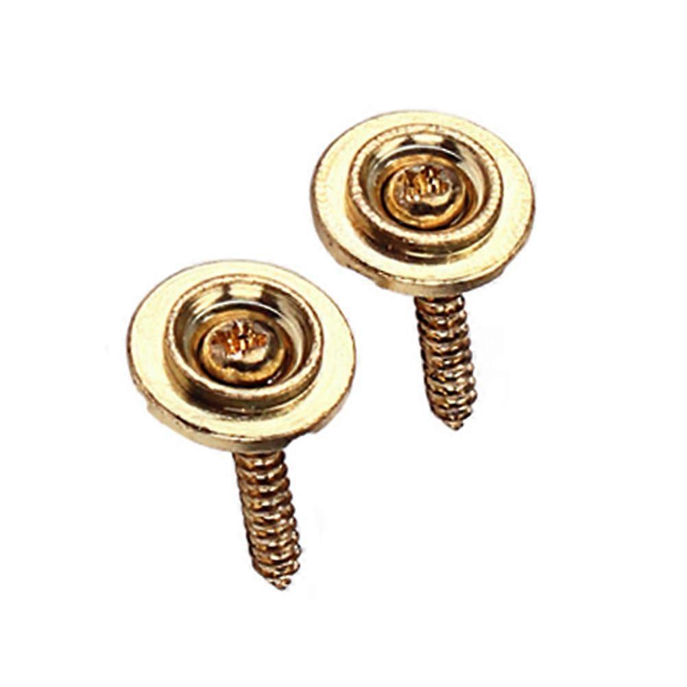Copper Roller String Trees For Electric Guitar Parts Replacement Stress Reduction On Strings 10mm Diameter x 4.5mm Height 2Pcs