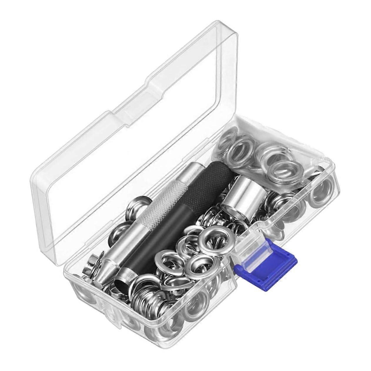 1satz Grommet Tool Set with Precision Grommet Punch for Tarps, Curtains, and Outdoor Projects - Durable Accessories for Versatile Use