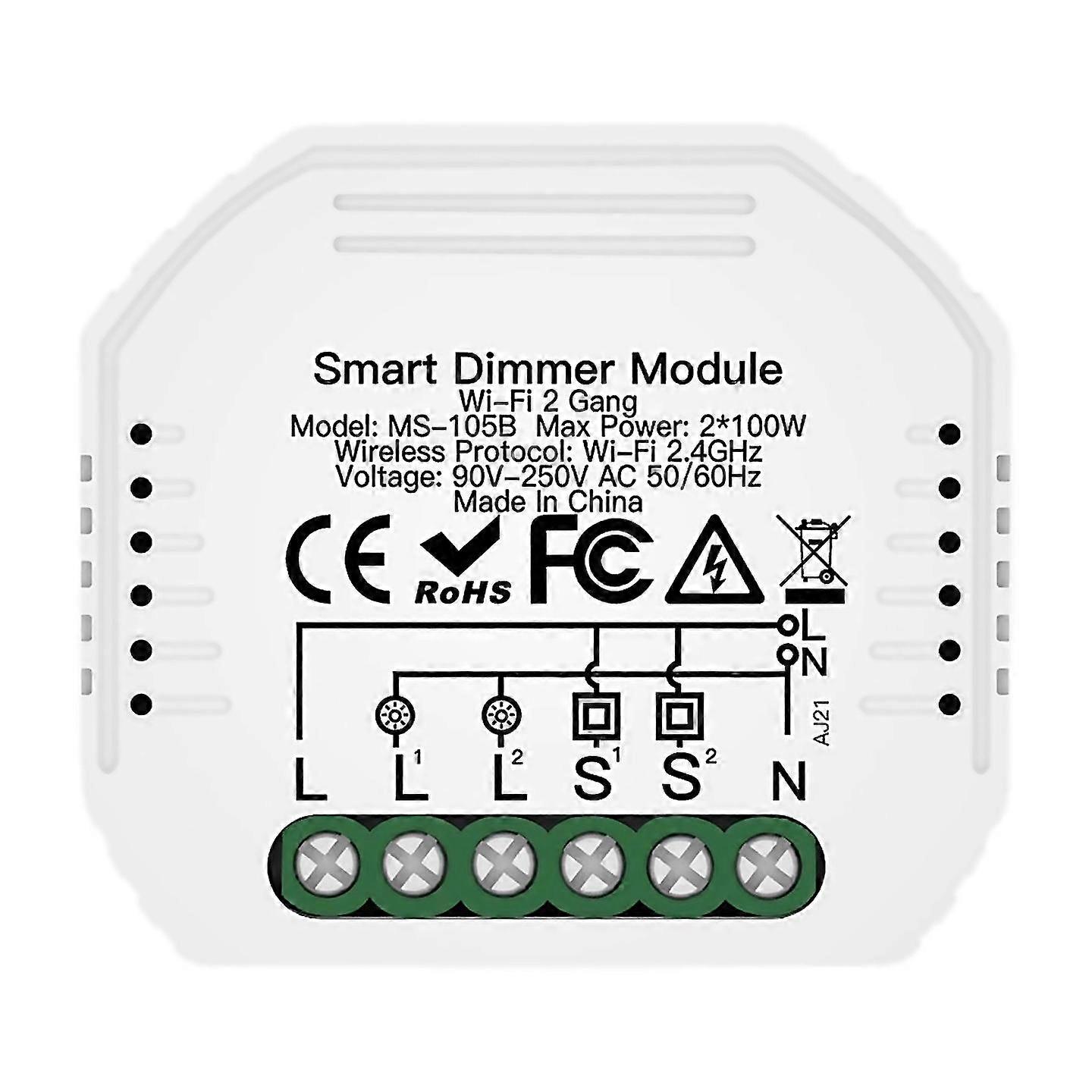 For diy smart wifi led dimmer switch 2 way switch voice dimming smart switch for smart life alexa tu
