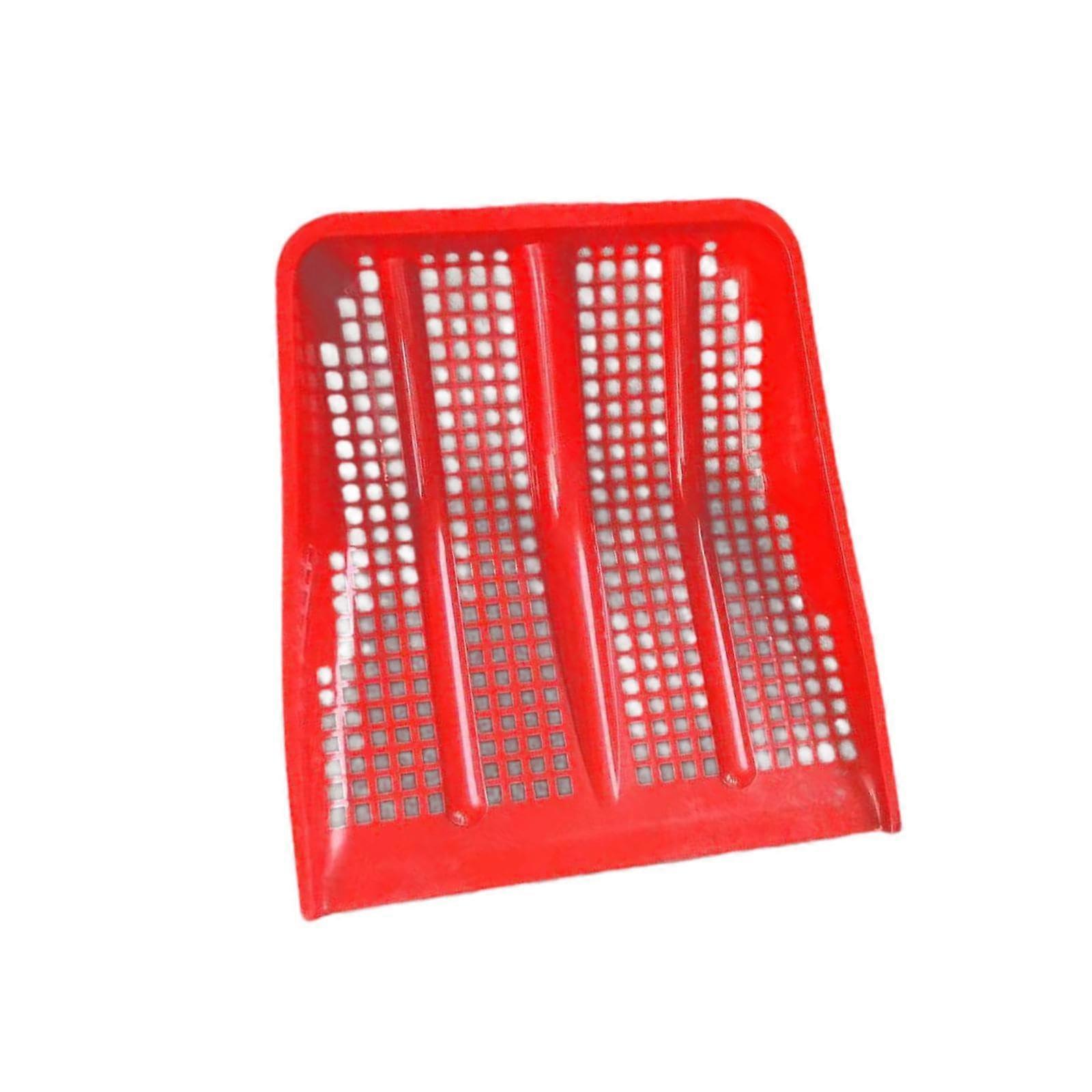 Garden Sieving Spade Strainer Spade Dipper Tool MultiPurpose Hand Tool Lightweight Garden Tool Red
