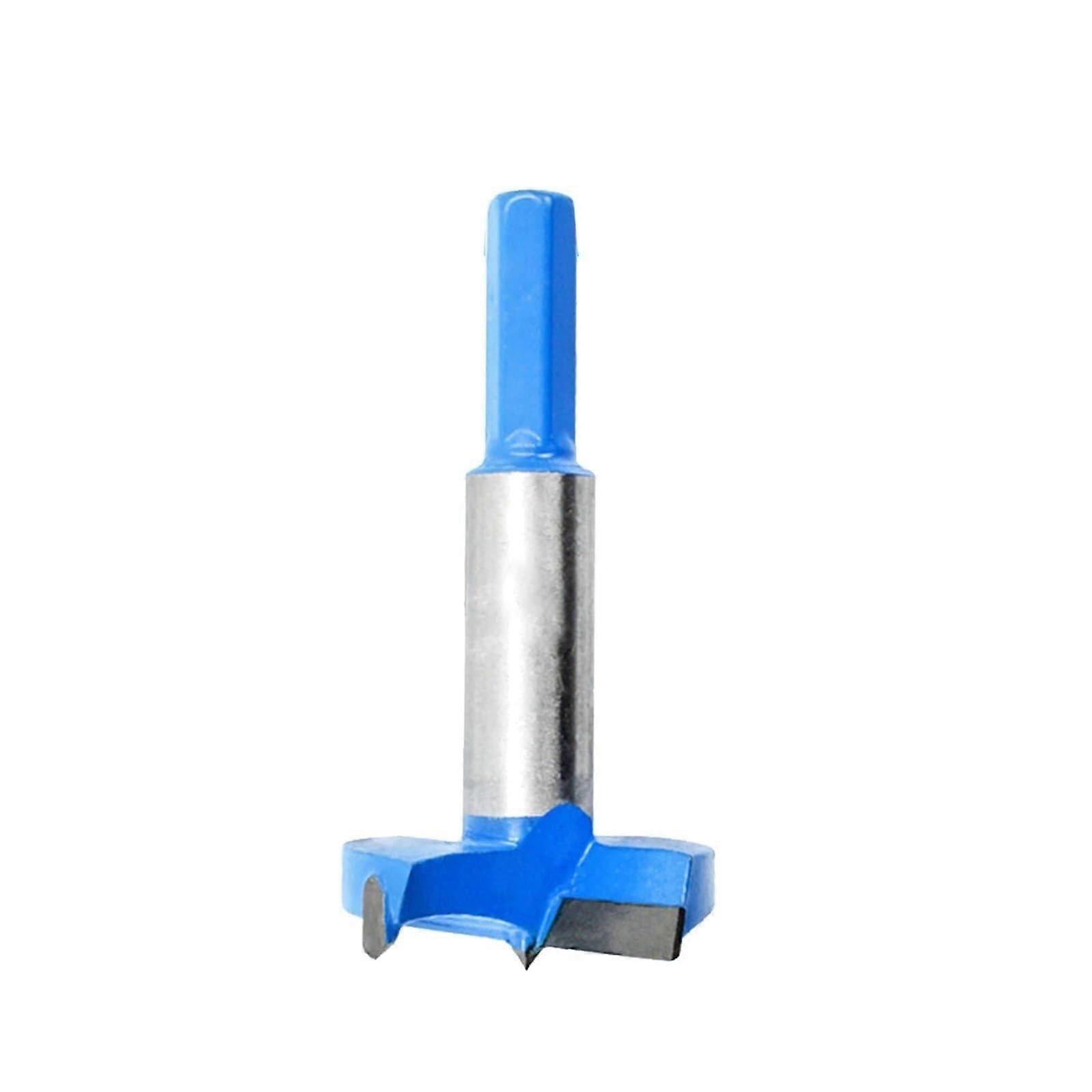 Forstner bit, hole saw with hex shank for woodworking, blue countersink bits with flat wing hinge, wood cutter, drill opener (60mm).
