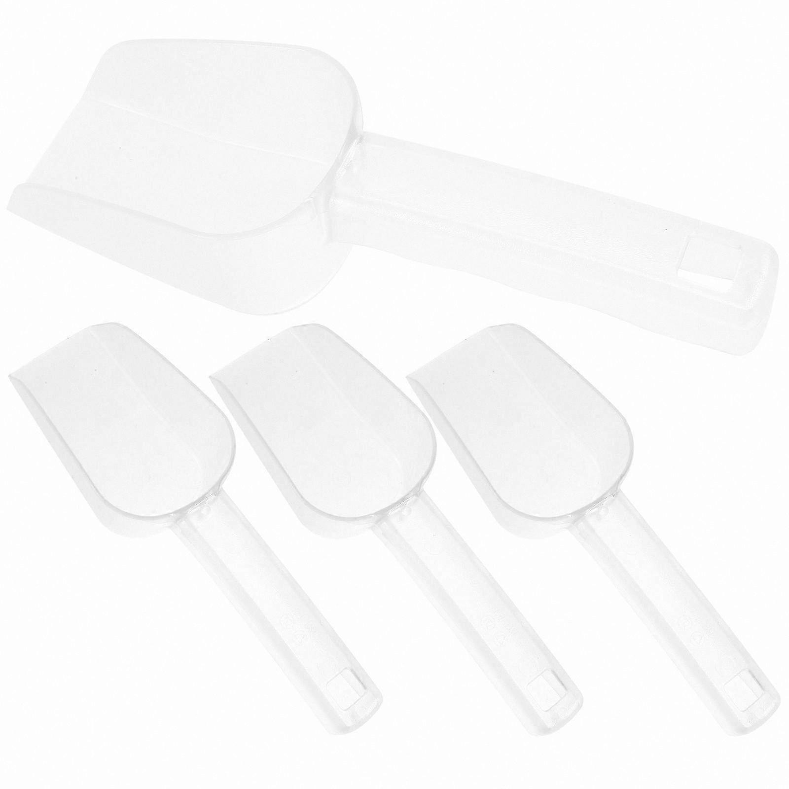 Kitchen Scoop Set of 4 Measuring Cups for Ice, Flour, Grains, and More