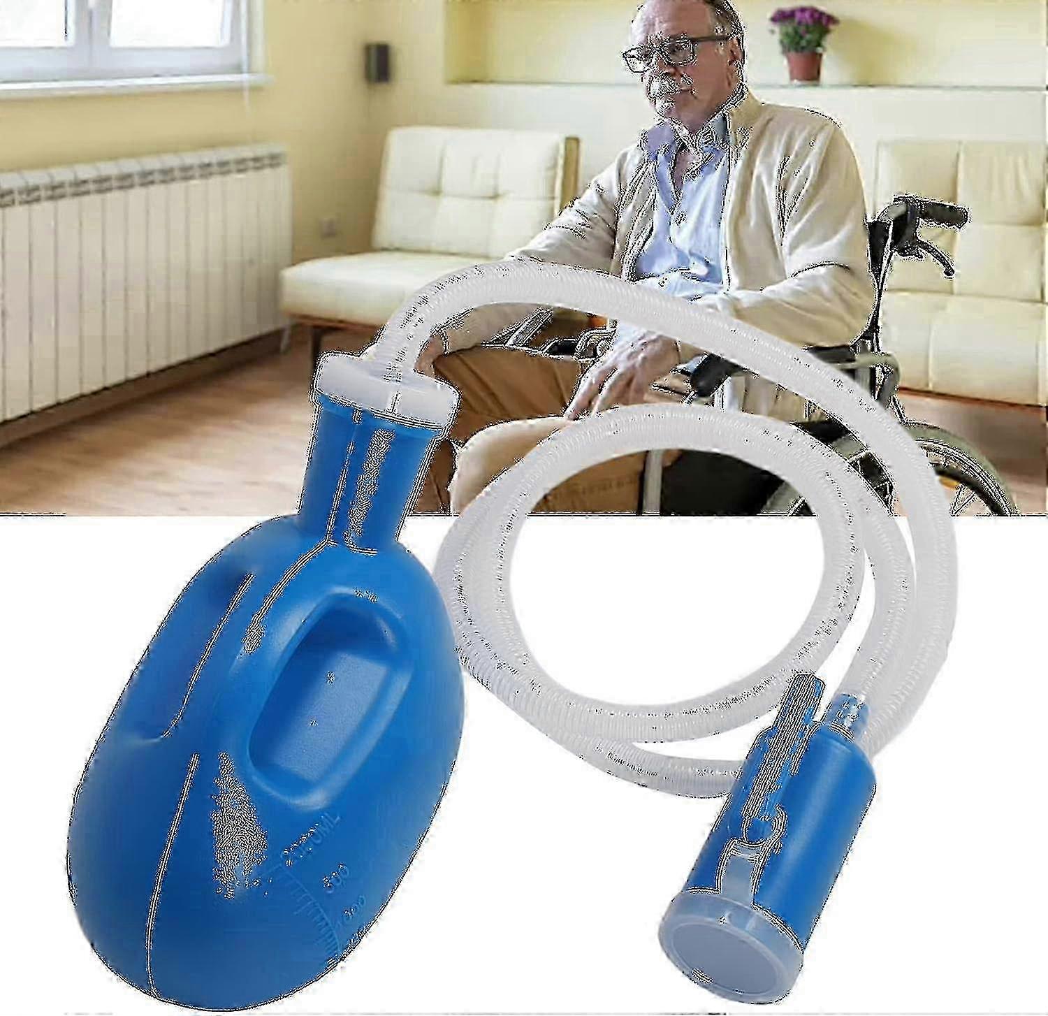 2000ml Portable Urine Bottle for Men, Leak-Proof Travel Urinal