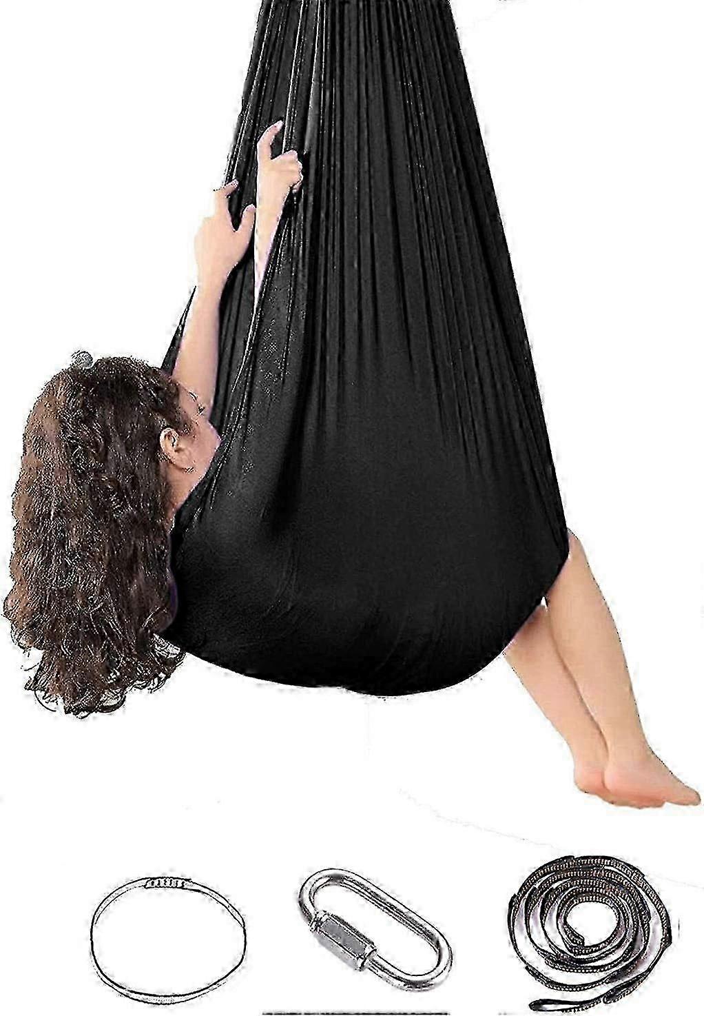 Sensorisk gunga för barn och vuxna - Inomhusterapigunga för autism, ADHD och särskilda behov - Lugnande effekt