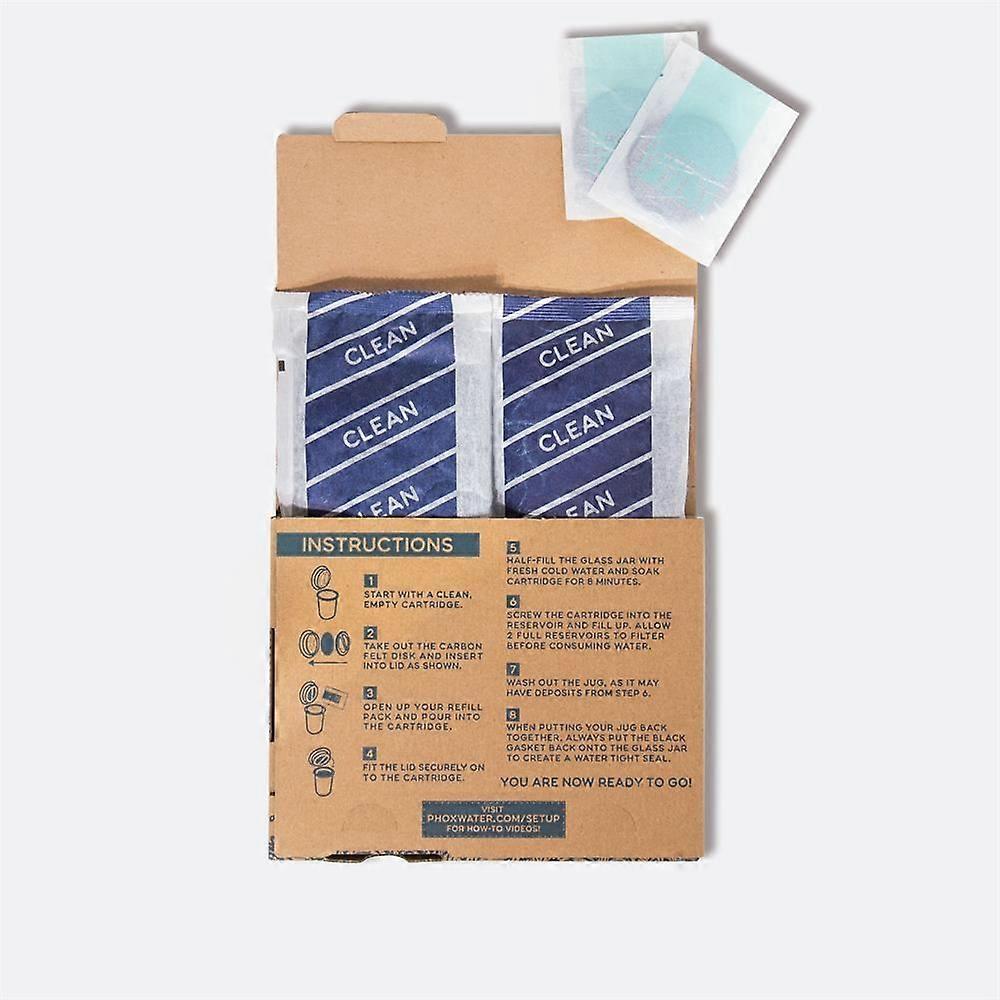 Phox Water Phox 3 Month Filter Refill Clean - 4 Pack