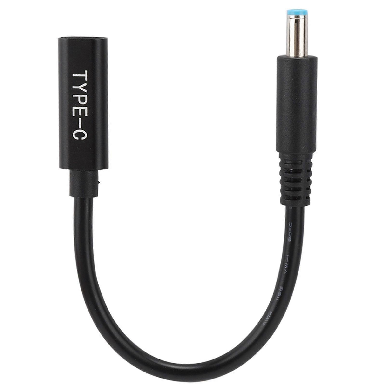 PD Type C 4.5mm x 0.6mm Interface Charging Cable for HP Notebooks Laptop