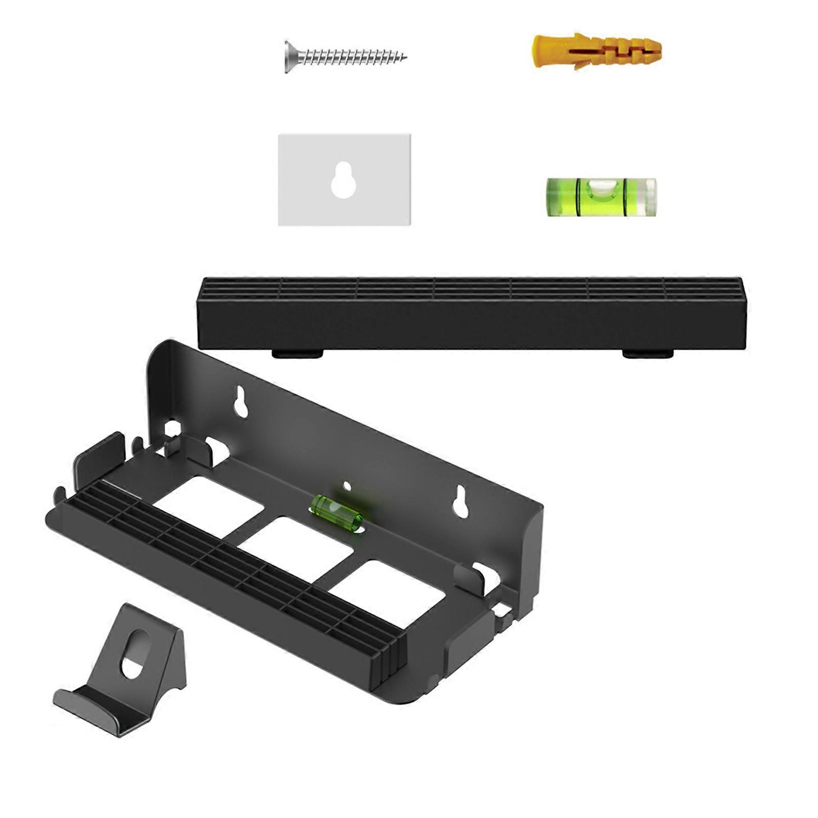 Game Console Wall Bracket With Bubble Level Alignment Tool Rust Resistant Steel Gaming Display Stand for NS 2 Multicolor